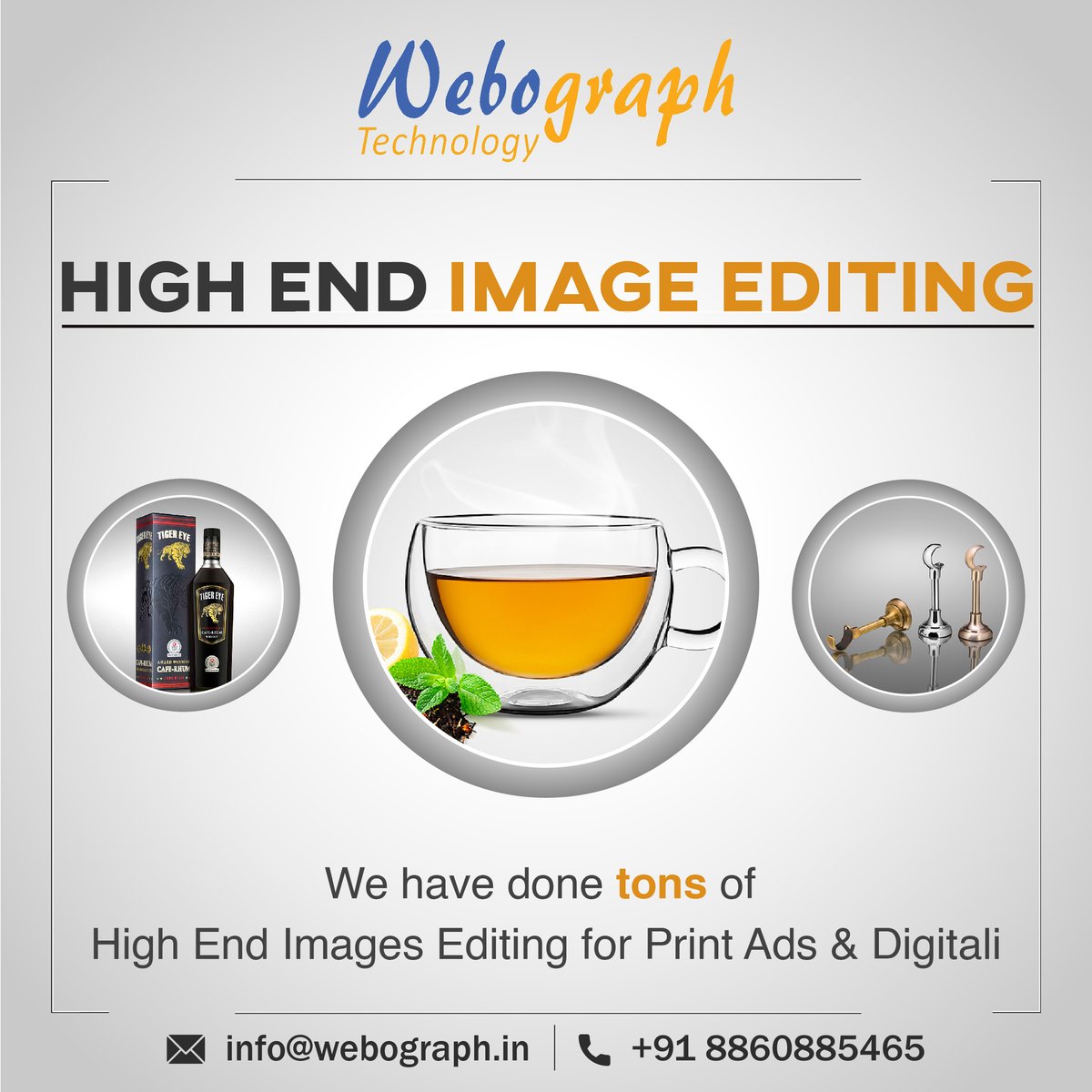 WebographTech's tweet photo. Outsource photo editing services from Webograph Technology, We are Noida, Delhi NCR based company that provide professional image editing services all across India.
👉 Maintain high quality work 👉 Deliver on time on time 👉 100% Satisfaction
#PhotoEditing #WebographTechnology https://t.co/Ny1qi19YYm