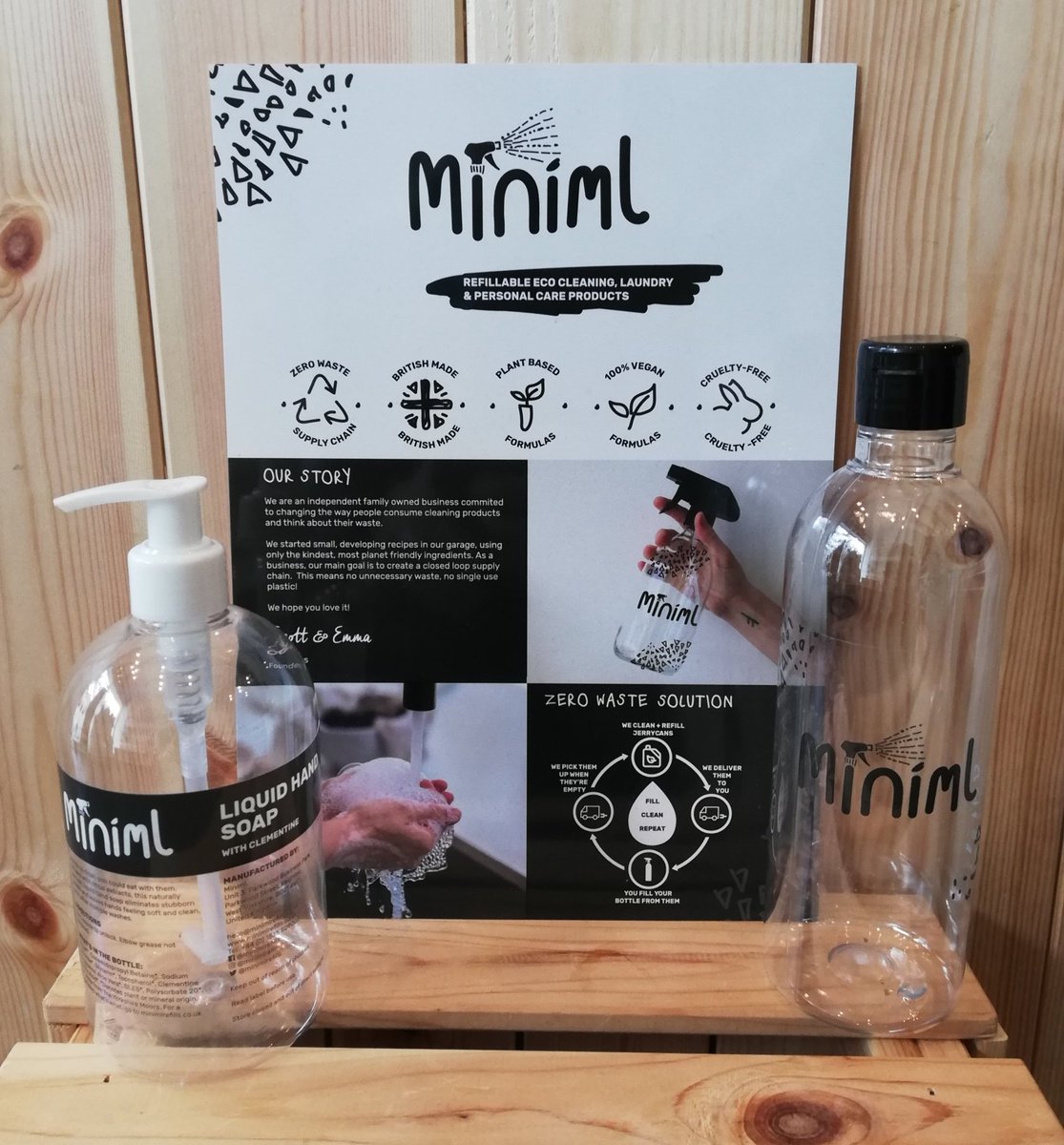 refillstation1's tweet photo. Did you know our household refills come from a lovely family run local Yorkshire business? No plastic waste as the containers go back for refilling! #refill #supportlocal #Vegan #plantbased #refillingstation #Leeds #ChapelA #Yorkshire https://t.co/DSQFxh2Si3