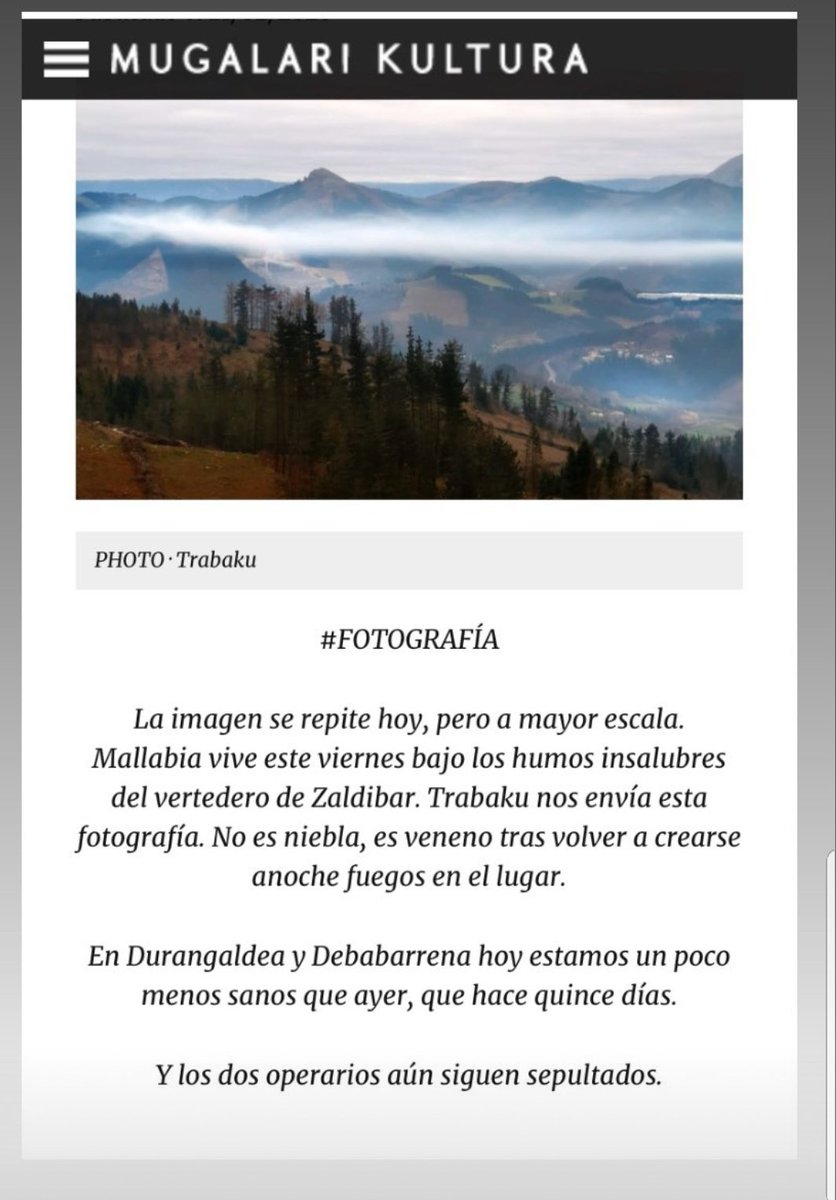 Negargurea. Ganas de llorar. 
#ZaldibarArgitu