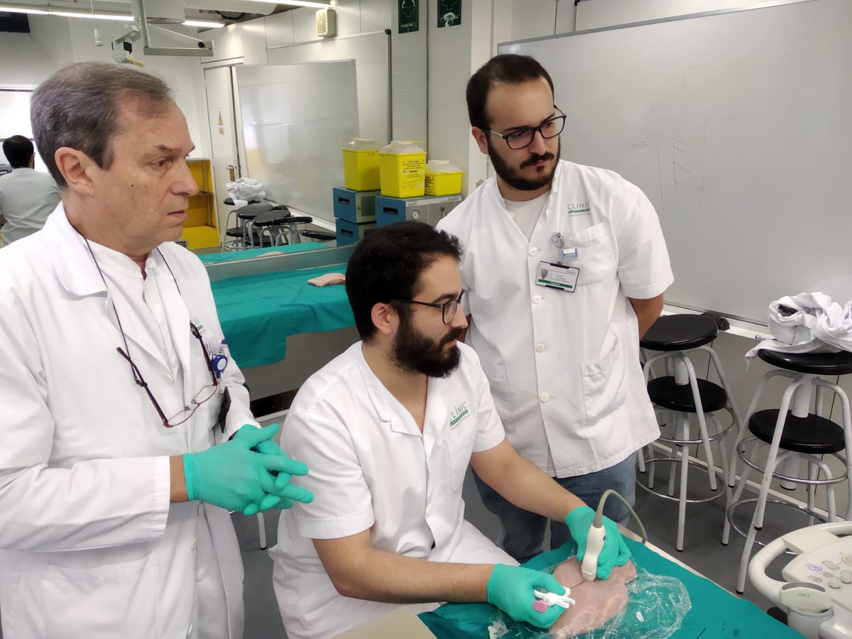 lluriacornellas's tweet photo. Segundo Taller de Intervencionismo Eco-guiado del Servicio de Radiodiagnóstico del @hospitalclinic 
@sediabdomen @MskSerme @SERAM_RX @residentesSERAM https://t.co/qK2f8MTuFF