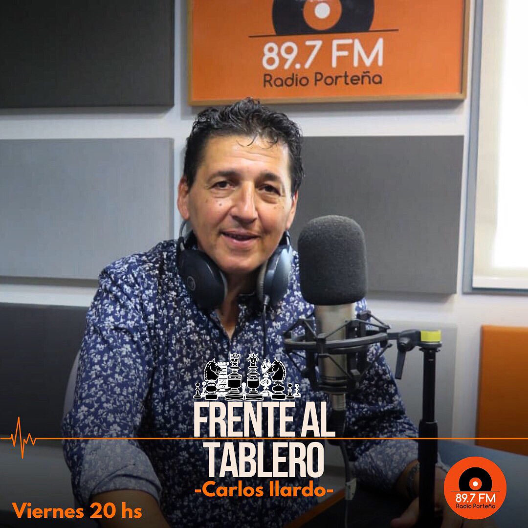 Frente al tablero ♟ llega a #RadioPorteña. Ajedrez educativo, terapéutico y pedagógico. Todos los viernes desde las 20 hs con la conducción Carlos Ilardo <a href="/ajedrezCAIchess/">CARLOS A. ILARDO</a> junto a gran equipo. .
.
.
#ajedrez #ajedrezeducativo #ajedrezargentina #ajedrezprofesional #radio #musica