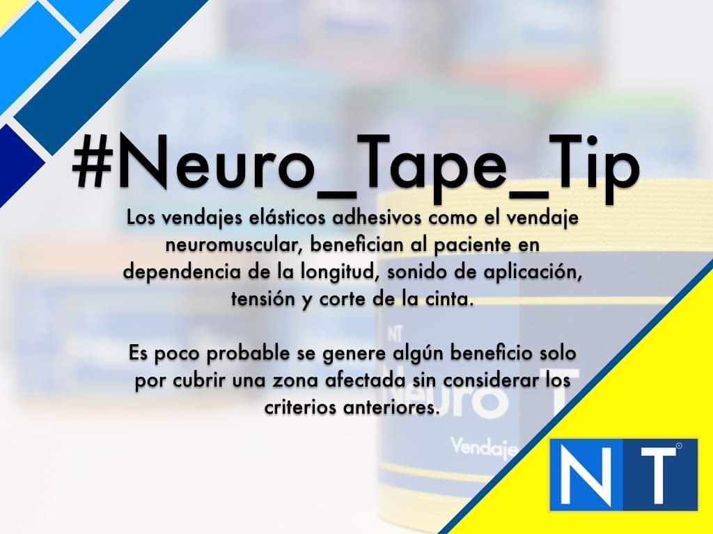 Neuro_Tape's tweet photo. 👨‍🏫Un nuevo #Neuro_Tape_Tip 

🧠Todos los jueves son para perfeccionar nuestra técnica como aplicadores.

🤳Búscanos en nuestras redes sociales:

Facebook: Neuro Tape
Instagram: @neuro_tape  
Twitter: @Neuro_Tape

#vendajeneuromuscular #kinesiotape #kinesiotaping https://t.co/1IcmcxMPlT