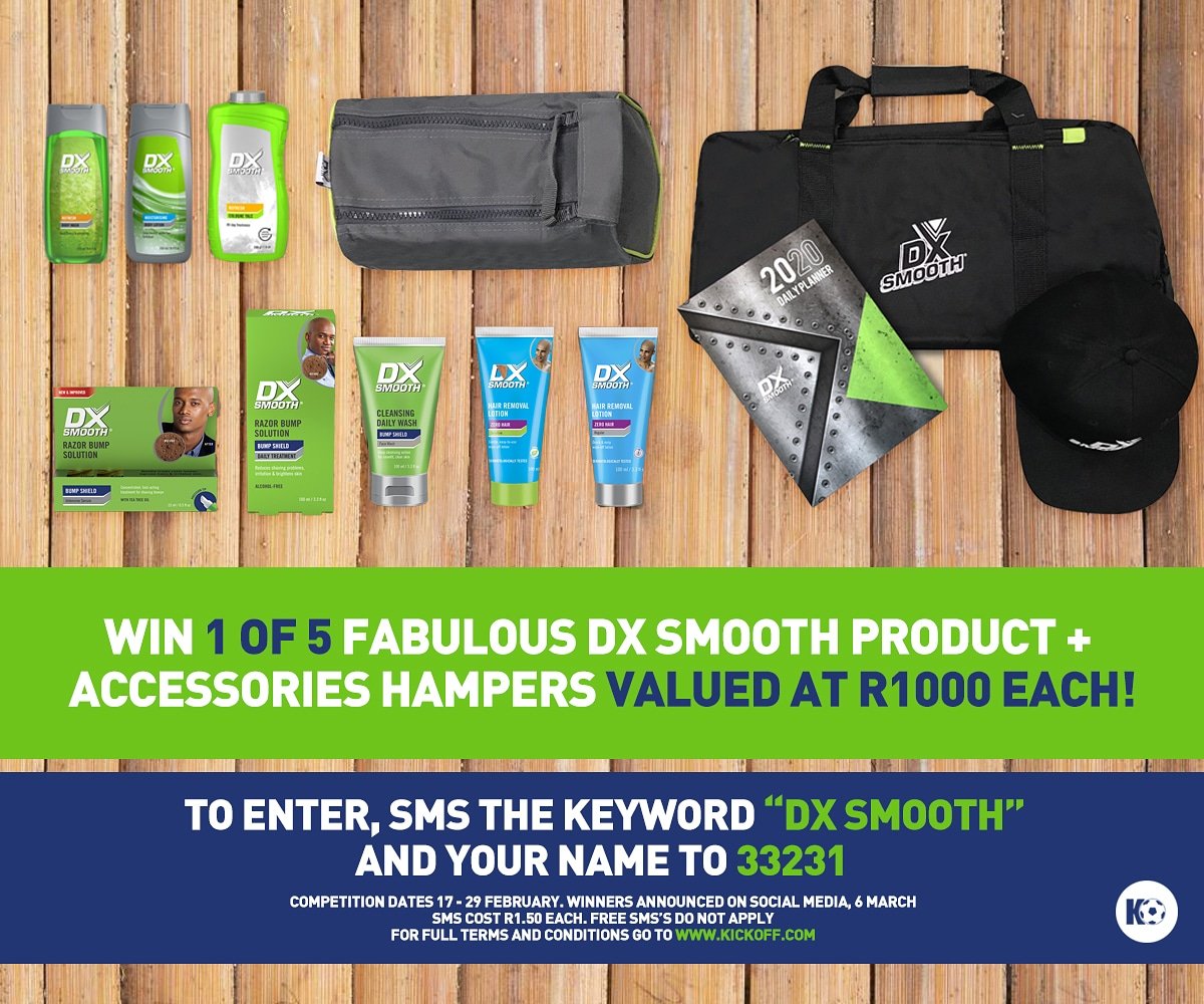 KickOffMagazine's tweet photo. Ease your way through 2020 and WIN with DX Smooth!
Competition details above ⬆
T's & C's apply ➡ https://t.co/qmr5SyGP23
#SmoothMatters #SkinProblemsSolved #DXSmooth https://t.co/XLKdLny9Su
