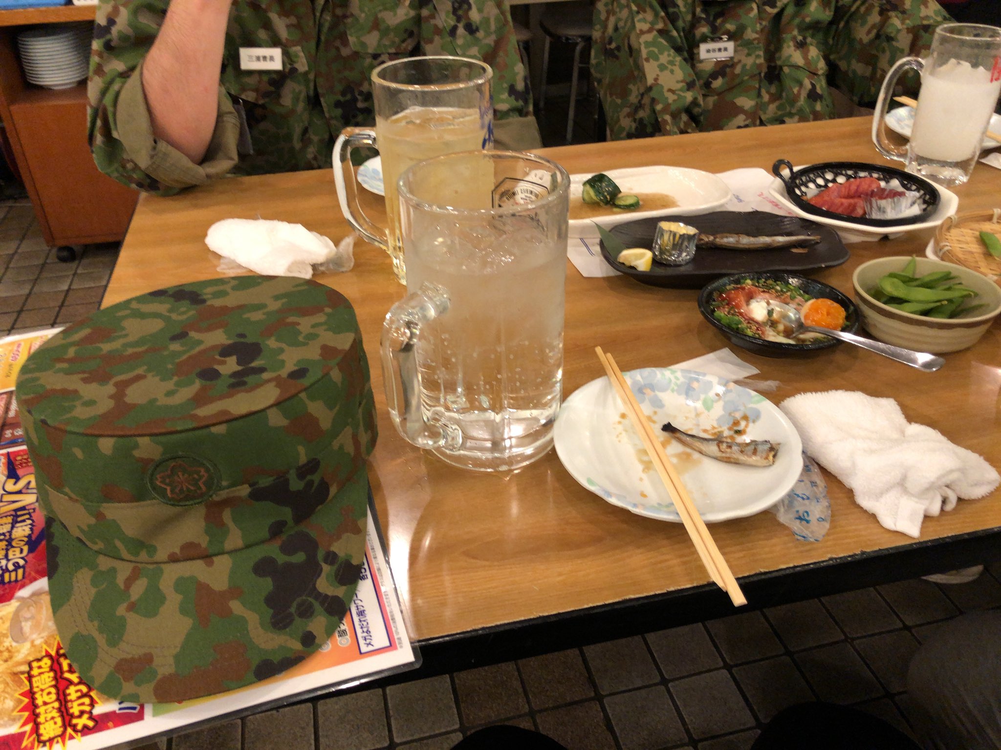 Akc 今日は久々のはなの舞朝霞駐屯地で飲み 大先輩の自衛隊話は面白い 笑 自衛隊 はなの舞 T Co Aijsrdnfua Twitter