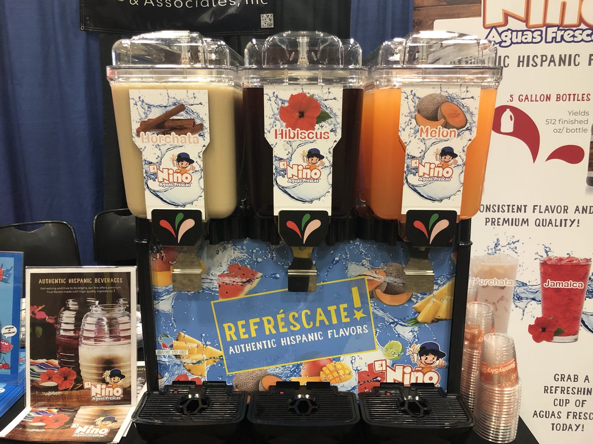 LancerCorp's tweet photo. Which flavor do you like best?
To vote comment 1, 2, or 3. 
1: Horchata 
2: Hibiscus 
3: Melon 

#LancerWorldwide #NextGenBevExperience #DedicationinAction https://t.co/PRopoMwiBR