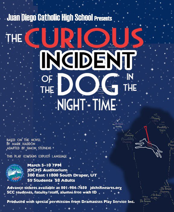 Mark you calendars! In just a couple weeks, JD theatre department is bringing this Tony Award-winning play to the Little Theatre!! You won’t want to miss this one 🌟
