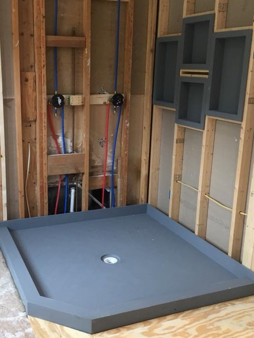 FinPanInc's tweet photo. In honor of #NationalTileDay on Sunday, February 23, we’re offering a 10% discount on all custom shower pans until the end of this month. Two weeks is all we need to turn your custom #ShowerPan vision into reality. Contact FinPan &amp; use promo code; NTD2020.
#CTDA #NTCA #whytile https://t.co/AxMiN0dIuV