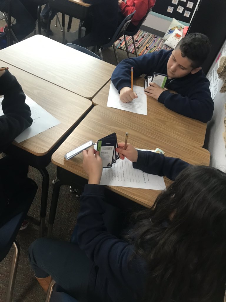 Jacqmait's tweet photo. Self-Reflection after benchmarks with #LifeLeader attributes! Harnessing our strengths and areas we want to grow! @Life_Eagles @lifeschools https://t.co/y5Qyh9k4S7