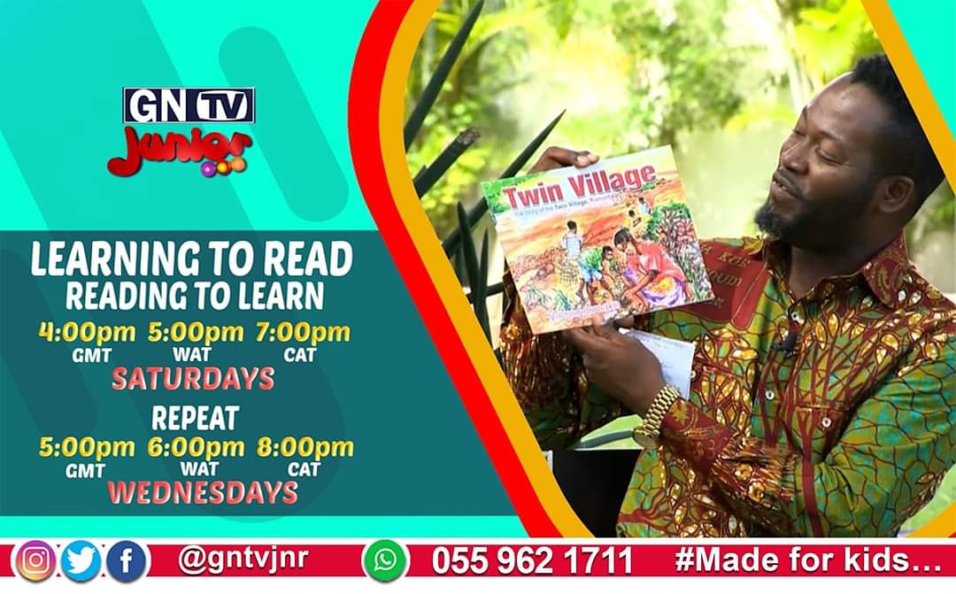 gntvjnr's tweet photo. Brand New Show on your #1 Children's channel.
We're Learning to Read and Reading to Learn with @RAkufoAddo #TheRebeccaFoundation and host #AdjeteyAnang
#gntvjunior #madeforkids #learning2read #reading2learn
#Reading #learning https://t.co/SKMjv6Szsx