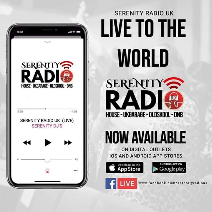 LIVE ON RADIO 4PM   apps.apple.com/gb/app/serenit…
Android 
play.google.com/store/apps/det….
Or  s1.citrus3.com:2000/public/SERENIT…
BITS 👇
<a href="/ConductaUK/">Conducta</a>, <a href="/sammy_virji/">Sammy Virji</a>, <a href="/dj_sharda/">Sharda</a> <a href="/prescribedavibe/">PDV</a>
<a href="/1_4_U/">KARL "TUFF ENUFF" BROWN (Official)</a> @dstilmusic <a href="/ImpactUKG/">impact</a> <a href="/StarOneUK/">Star.One</a>  <a href="/blakkhabitmusic/">Blakk Habit</a> <a href="/CHARLES_JAY_/">CHARLES JAY</a>  <a href="/WhatsThatSoundP/">WTS Productions</a> @SunshipOfficial