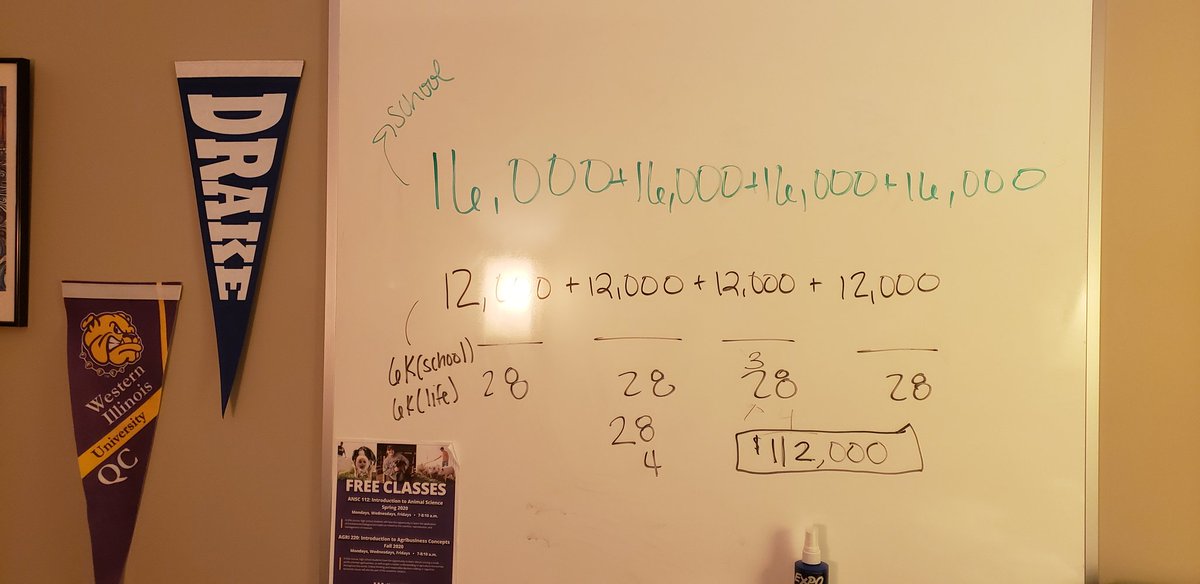 BHS_futureready's tweet image. Adding up the cost of college with a student this morning 👩‍🏫 Make sure you understand how much you&apos;re signing up for, you do have to pay it back!
