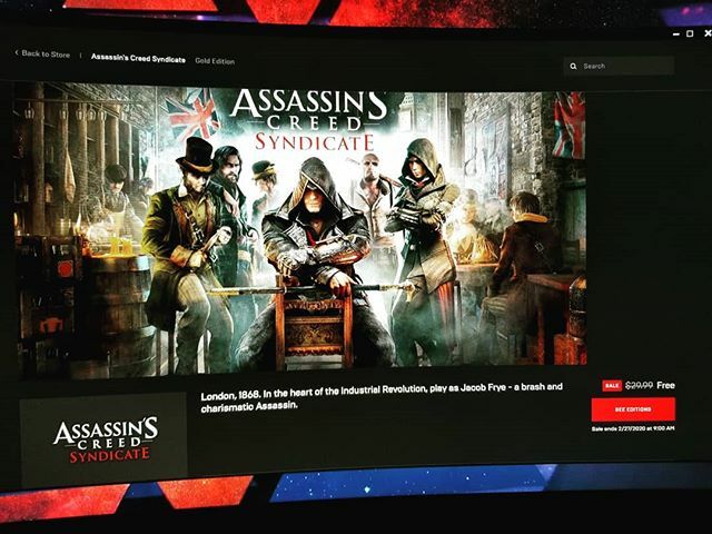 DeadalusFrost's tweet photo. #assassinscreed fans dont forgot to stop by the #epicstore and grab #syndicate for #free ! #faeria is also free and looks interesting ❄_6 #pc #DFrostTech #electronicrepair #computer #geeklife #techjunkie #diy #randomtech #computertechnology #gamingse… https://t.co/KSrXjeDBsE https://t.co/CrnIrxlFUa
