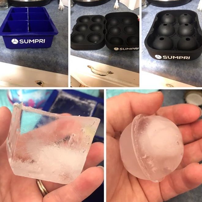 sumpristyle's tweet photo. If you’ve already got cocktails on the brain, you need to see the ice molds that will make your happy hour feel high-end. Link below!
https://t.co/w6ke5El3G0
#sumpri #sphereicemold #iceballmaker #icesphere #icecube #largeicecubetray #whiskey #largeroundspheres #drinks #whiskey https://t.co/HCcAlIh1ba
