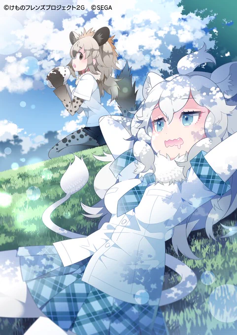『けものフレンズ3 プラネットツアーズ』にて「ふわふわたべたい……」描かせていただきました! ホワイトライオンとブチハイエナです。差分イラストはまた全く違う構図にしているので是非見ていただきたいです。

公式サイト
https://t.co/yILn5nwTRT

#けもフレ3 #けものフレンズ 