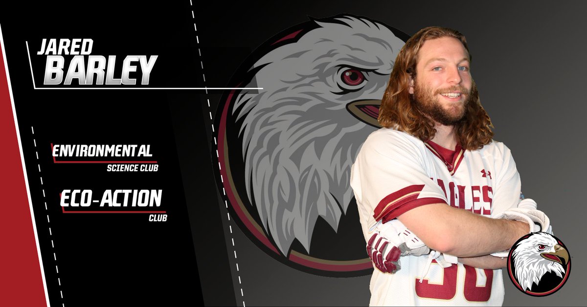 BCAthletics's tweet photo. It's time for another #Eaglecurricular! Meet Jared Barley. The junior @BridgewaterMLAX student-athlete is also a member of the Environmental Science Club and the Eco-Action Club. Come out to the team's season opener next Wednesday! #BleedCrimson #GoForGold #LeadershipBC https://t.co/2xHY75Y02r