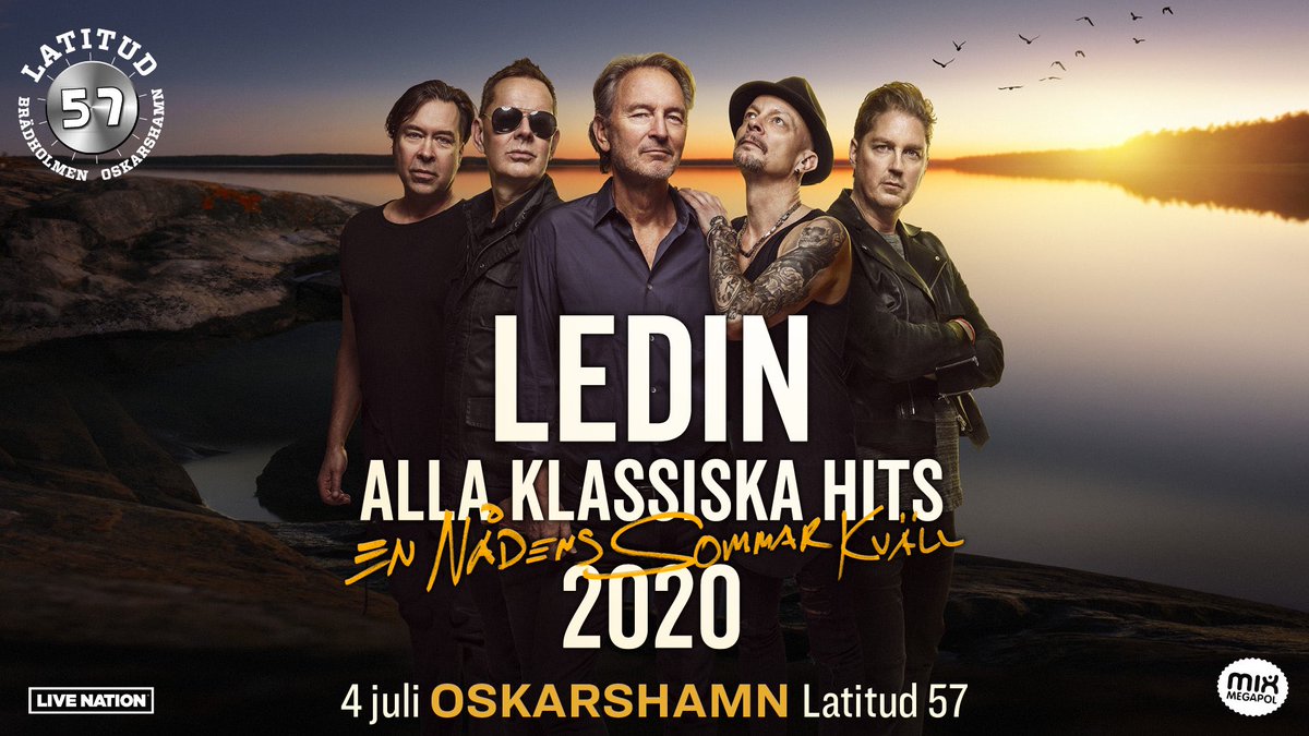 Tomas Ledin kommer till #latitud57 i sommar!