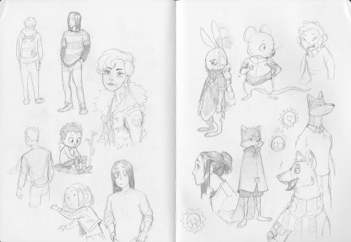 been givin my sketchbook a LOT of love this year!!
here are some early pages?