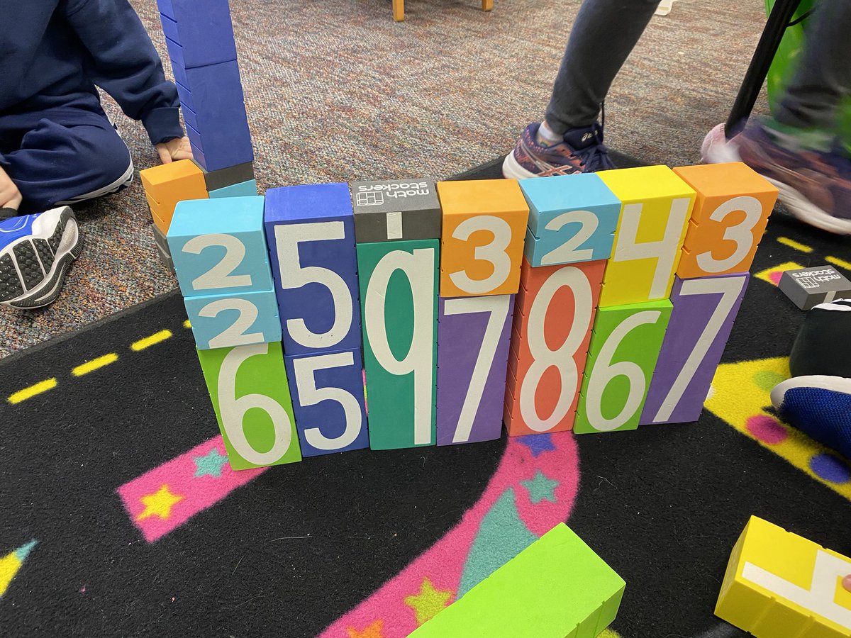 Thank <a href="/BVEdFoundation/">Blue Valley Educational Foundation</a> for our new math exploration tools. We loved getting to work together to make equal groups with <a href="/mathstackers/">Math Stackers</a> as well as represent place value with <a href="/DigiBlock/">digibloc</a>. #MathMadeFun @bvmathematics <a href="/principalRiley/">Mary Riley</a>