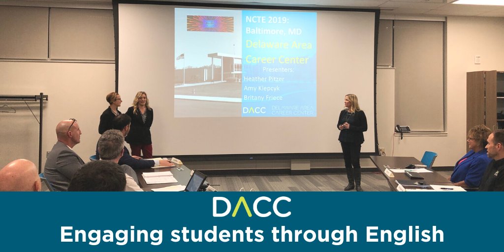At last night’s Board Meeting, the BOE heard from English Instructors, Ms. Pitzer, Ms. Friece, &amp; Ms. Klepcyk-Gorski, who recently attended professional development training. (1/3)