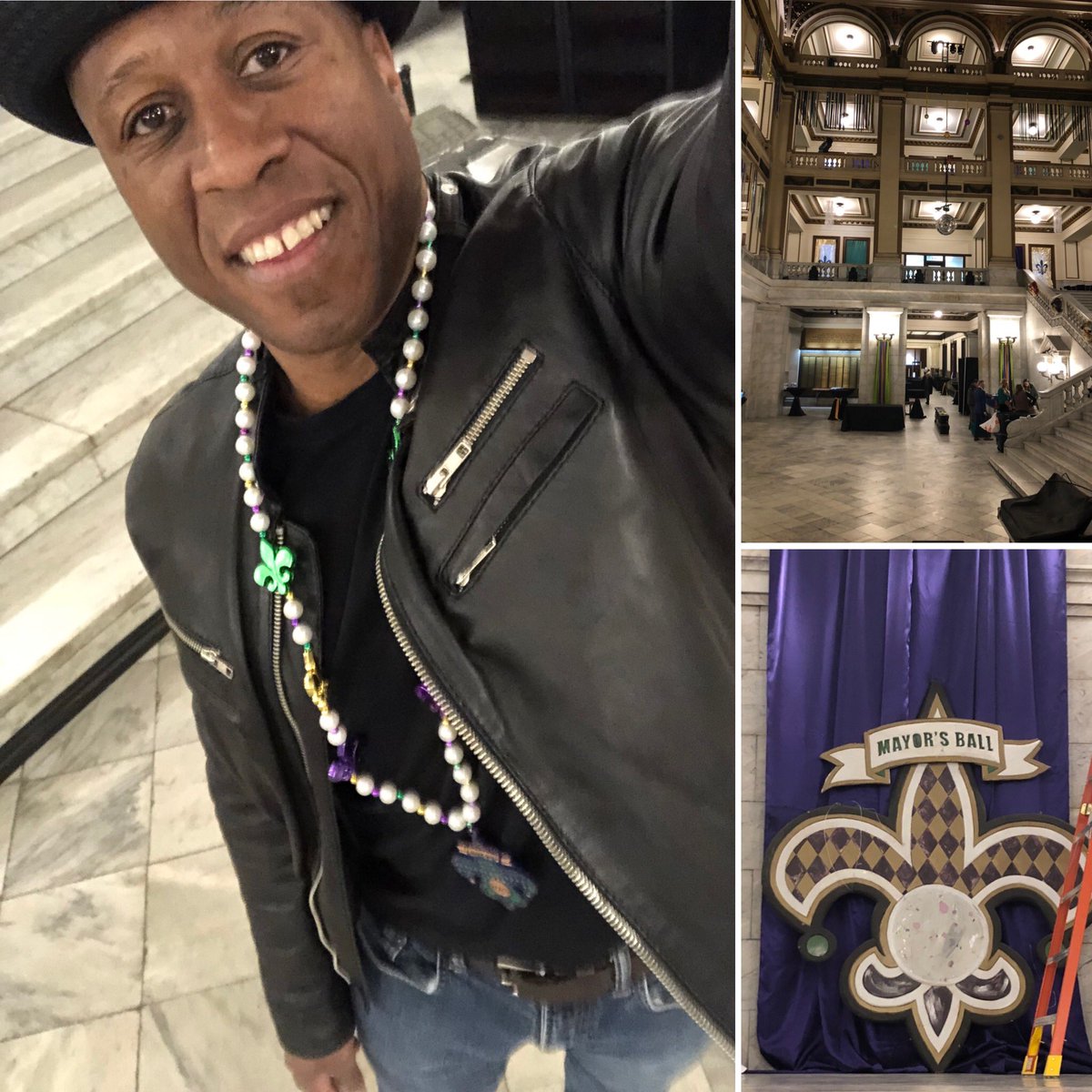 steveewing's tweet photo. My office for tonight! @steveewingmusic is rocking Mardi Gras Mayor’s Ball! #stlouismardigras #mayorsball2020 #steveewing #steveewingband #theurge #stlmusicscene #stl https://t.co/448S8ry2ri