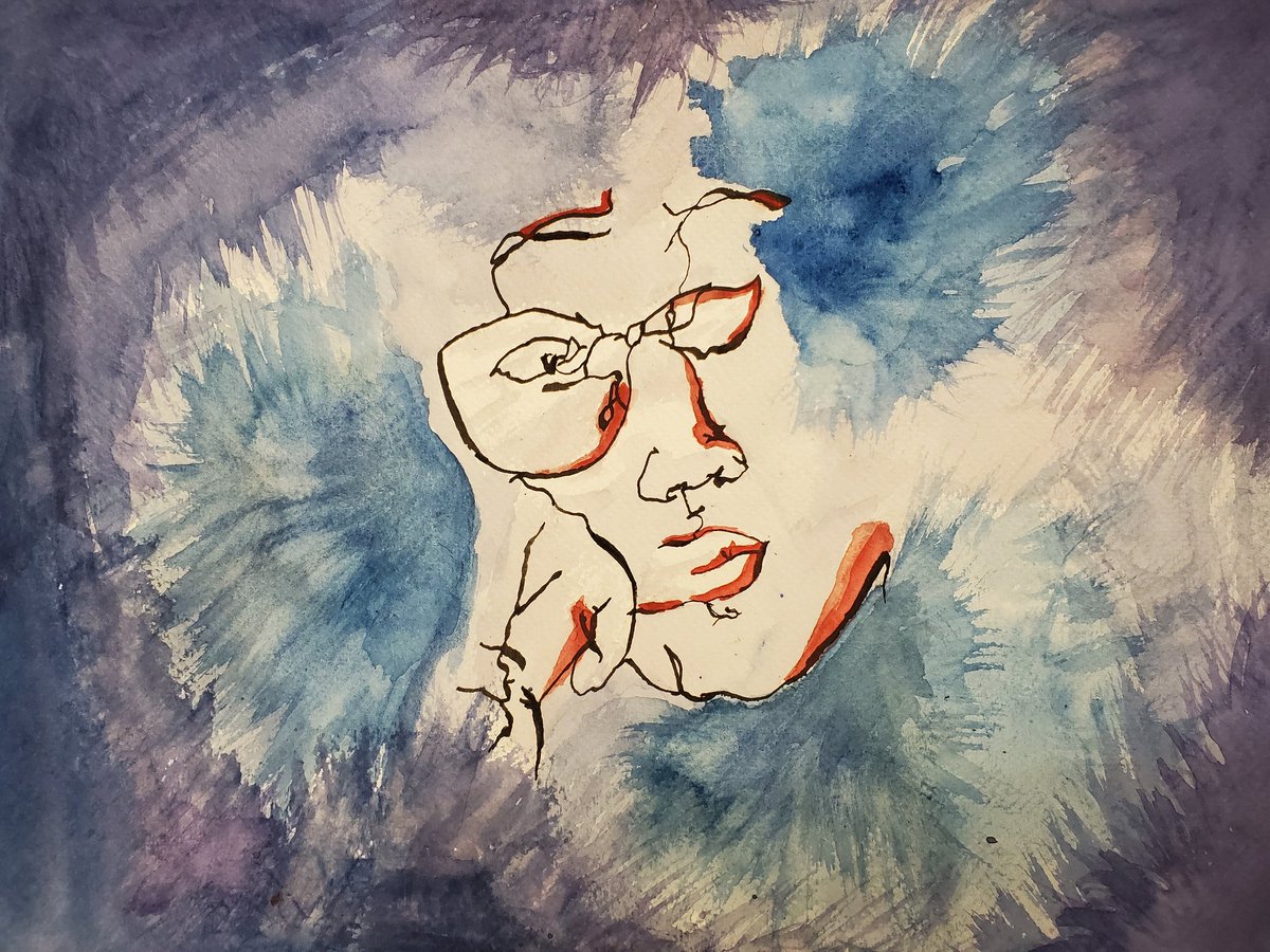 MrsStanleyArt's tweet photo. (PART 1) After practicing #blindcontour &amp; #modifiedcontour drawing, Drawing &amp; Painting students had to take their favorites &amp; turn them into fully finished/developed pieces of artwork. Open media/open interpretation. SUCH creative solutions. Love them! @northcolonieart #nccsart https://t.co/65HzQqGvvq