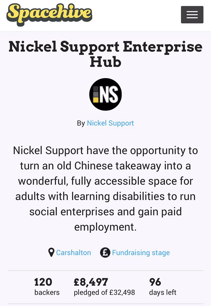 NickelSupport's tweet photo. Amazing support so far!
Please spare a few £ if you can and give as a little pledge.
https://t.co/UdODH85FAt
#Pleaseshare #crowdfund #londoncrowdfunding #crowdfundinglondon #learningdisabilitysupport #spacehive #donate #learningdisabilityservice #donate https://t.co/vUKQCflgJq