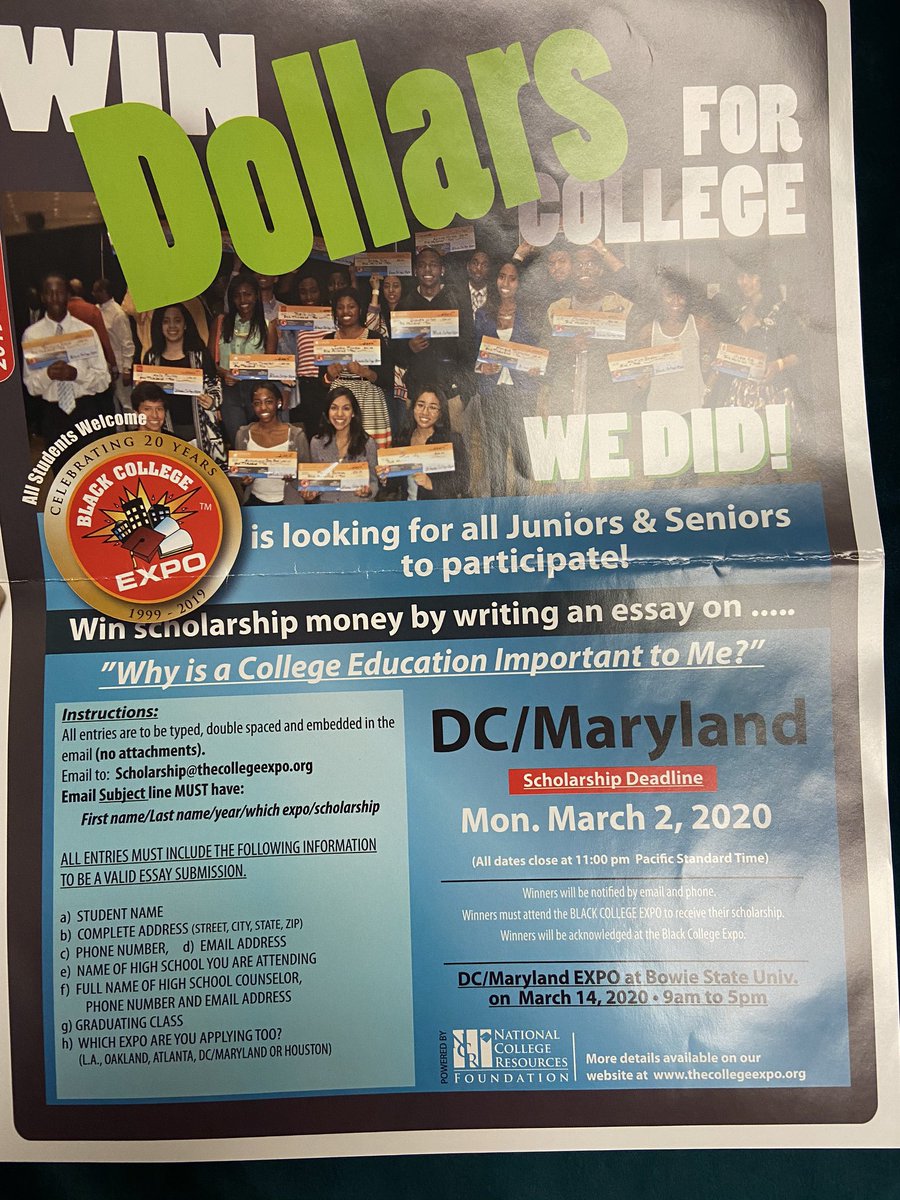 FHSPeerForward's tweet photo. ATTENTION‼️ We have more scholarship opportunities for you guys, make sure to take advantage of them. Deadlines are coming fast! https://t.co/07w8ljDbFz