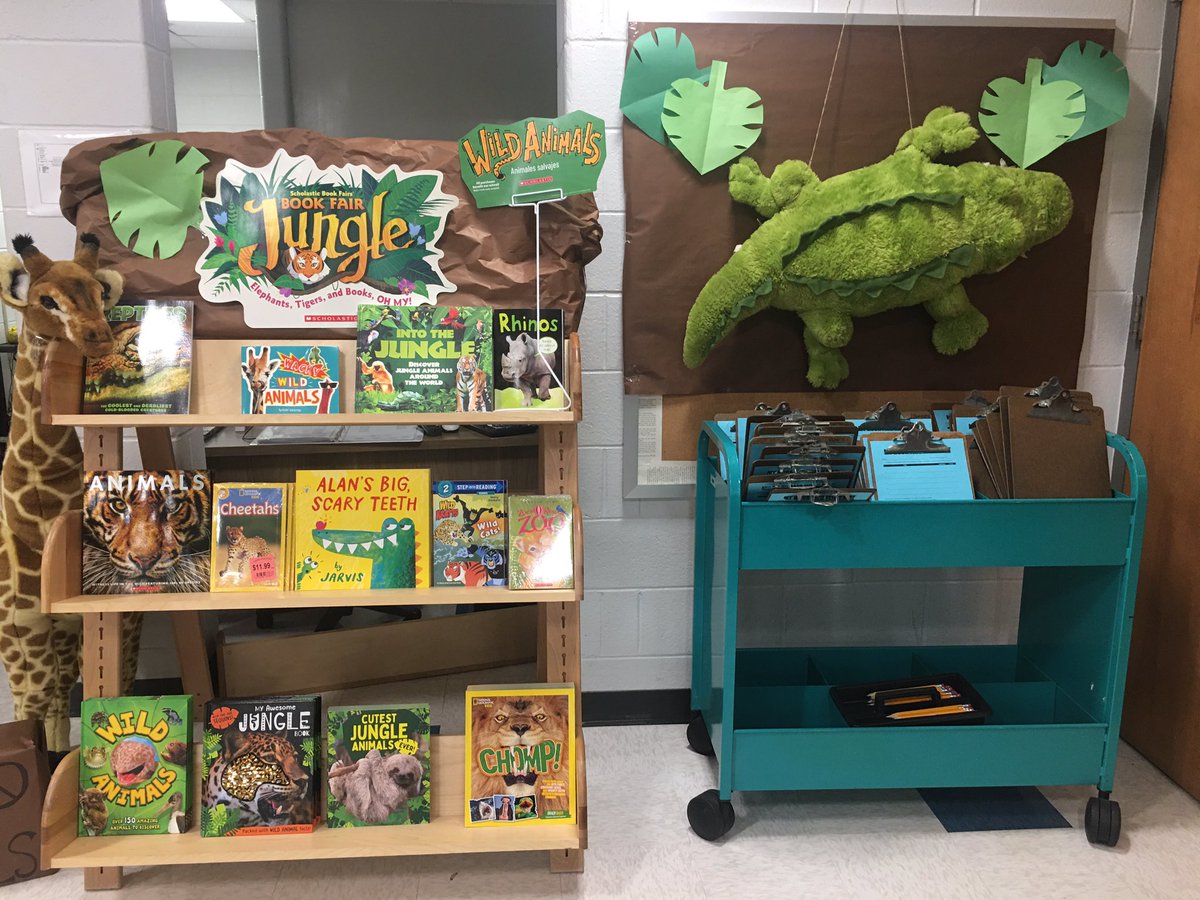 2020 My library is a JUNGLE! #scholasticbookfair <a href="/MeriwetherLES/">Meriwether Lewis</a> <a href="/MLSPTO/">Meriwether Lewis PTO</a>