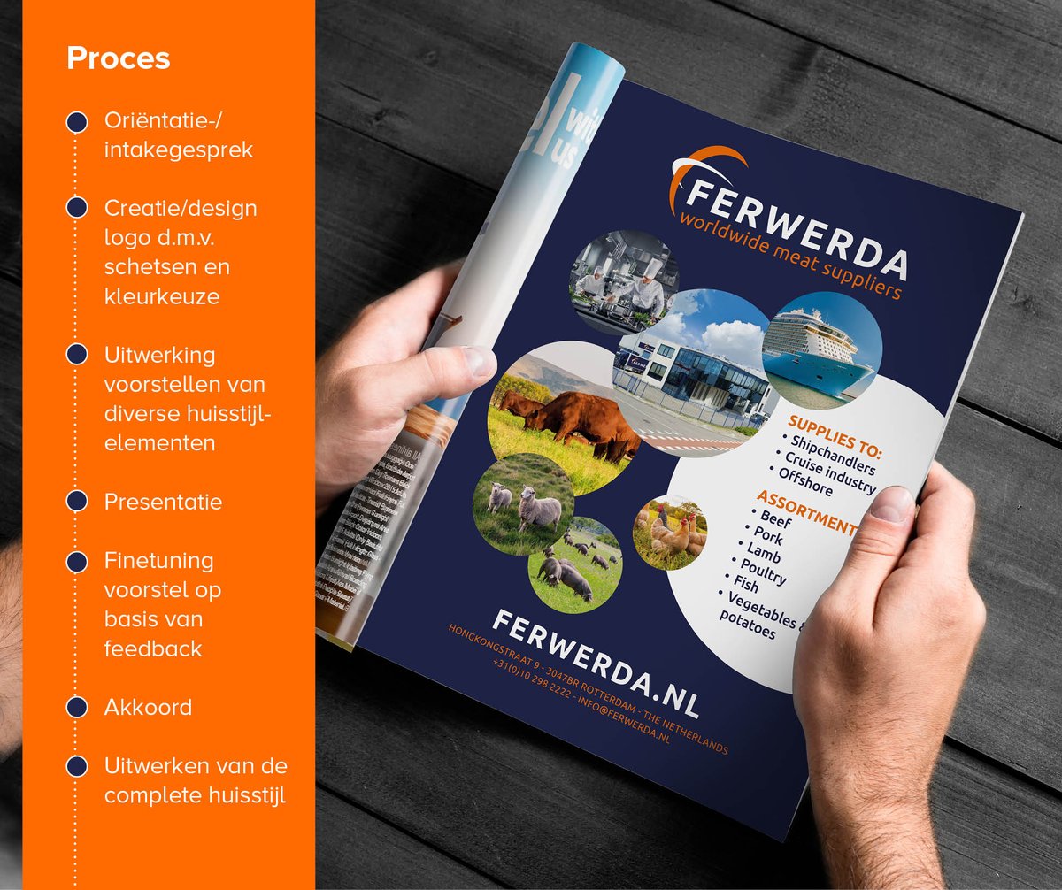 Goosprintensign's tweet photo. Voor #Ferwerda realiseerden wij een nieuw #logo met bijbehorende #huisstijl elementen, zoals #signing, #brochures, #rollbanners en nog veel meer! Meer weten of wil jij ook een nieuwe huisstijl? Neem contact met ons op.
➡ https://t.co/ImEw1ImavJ https://t.co/CeVVgpsACh