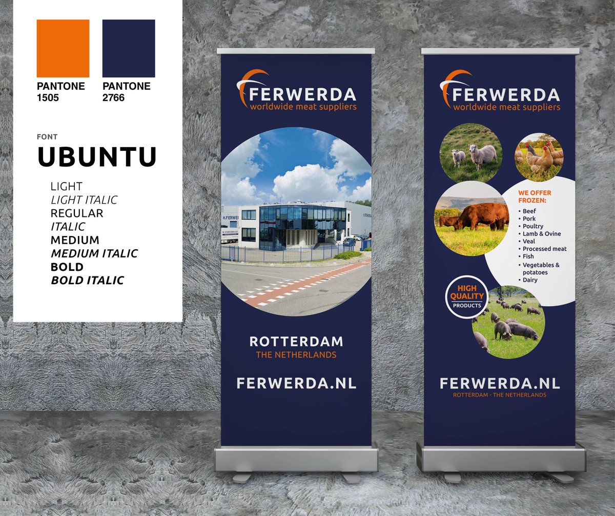 Goosprintensign's tweet photo. Voor #Ferwerda realiseerden wij een nieuw #logo met bijbehorende #huisstijl elementen, zoals #signing, #brochures, #rollbanners en nog veel meer! Meer weten of wil jij ook een nieuwe huisstijl? Neem contact met ons op.
➡ https://t.co/ImEw1ImavJ https://t.co/CeVVgpsACh
