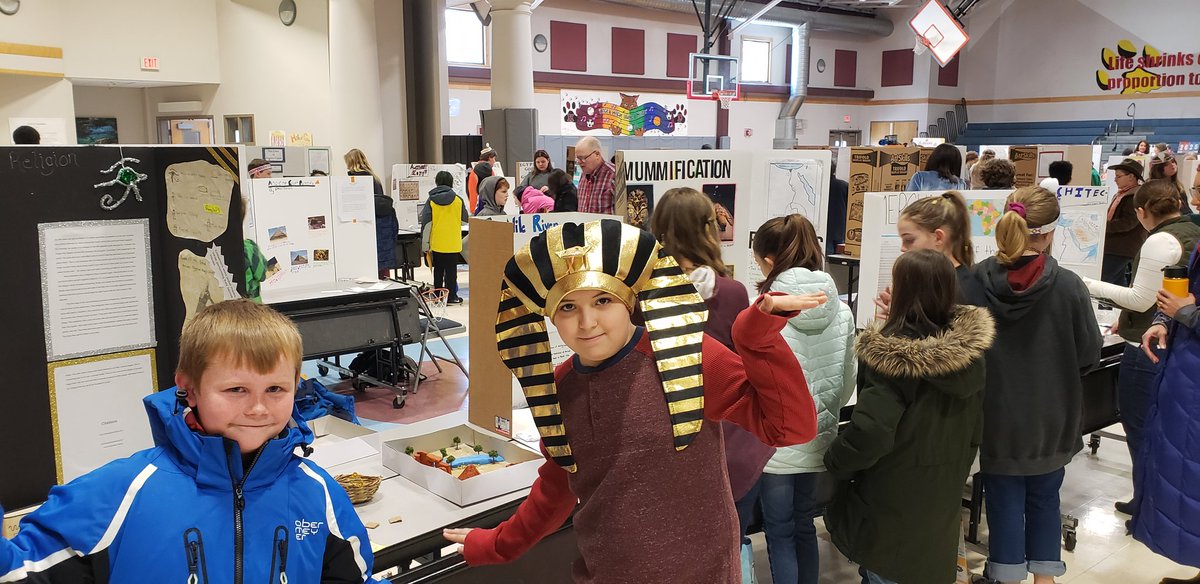HillcatHDMS's tweet photo. Great Egypt Day projects by the 6th grade students!#HDMSPride https://t.co/scXeuPZkfO