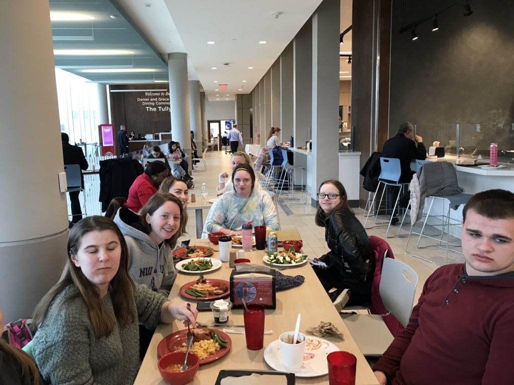 CProgram19's tweet image. Lunch with Best Buddies at Fairfield University
