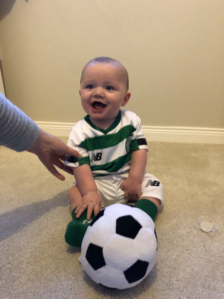 Good away result last night for <a href="/CelticFC/">Celtic Football Club</a>. Eden’s happy with it anyway. 🍀