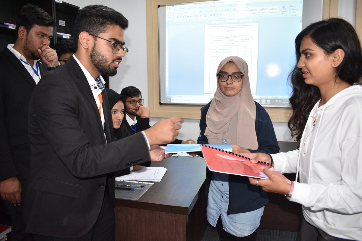 LloydCollege's tweet photo. The most awaited time of the day. Here we are beginning the draw of lots and memorial exchange. Letโs see how lucky our teams are this time.
#SAARCMOOT #mootingcompetition #lloydlawcollege #law https://t.co/ovwU47SYCg