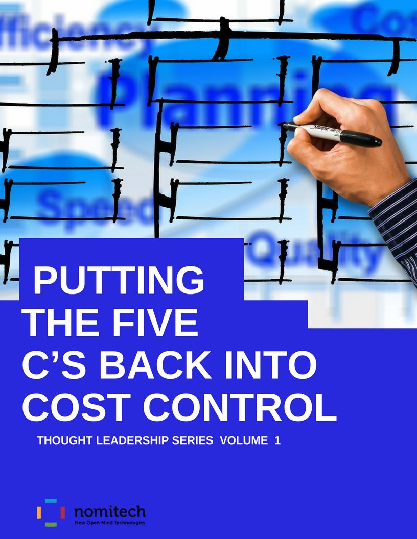 Nomitech_'s tweet photo. Do you agree with the 4th C? Enjoy a free thought leadership paper discussing how to achieve the 5 C’s in #CostControl.
✅ Download Now the Free Thought Leadership Paper: link in comments https://t.co/ZJmv4nZ1Bz