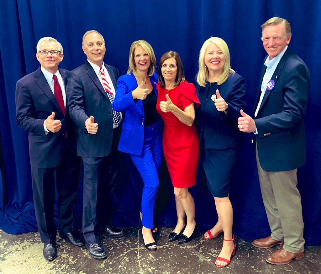 kelliwardaz's tweet photo. @RinoLivesMatter @cindycasaus @RepDLesko Yes! We have a #Republican delegation full of rock stars who live & work for #AZnotDC & always come home - we are blessed! @RepDLesko @RepAndyBiggsAZ @RepGosar @RepDavid @SenMcSallyAZ https://t.co/CXKD1VHaJK