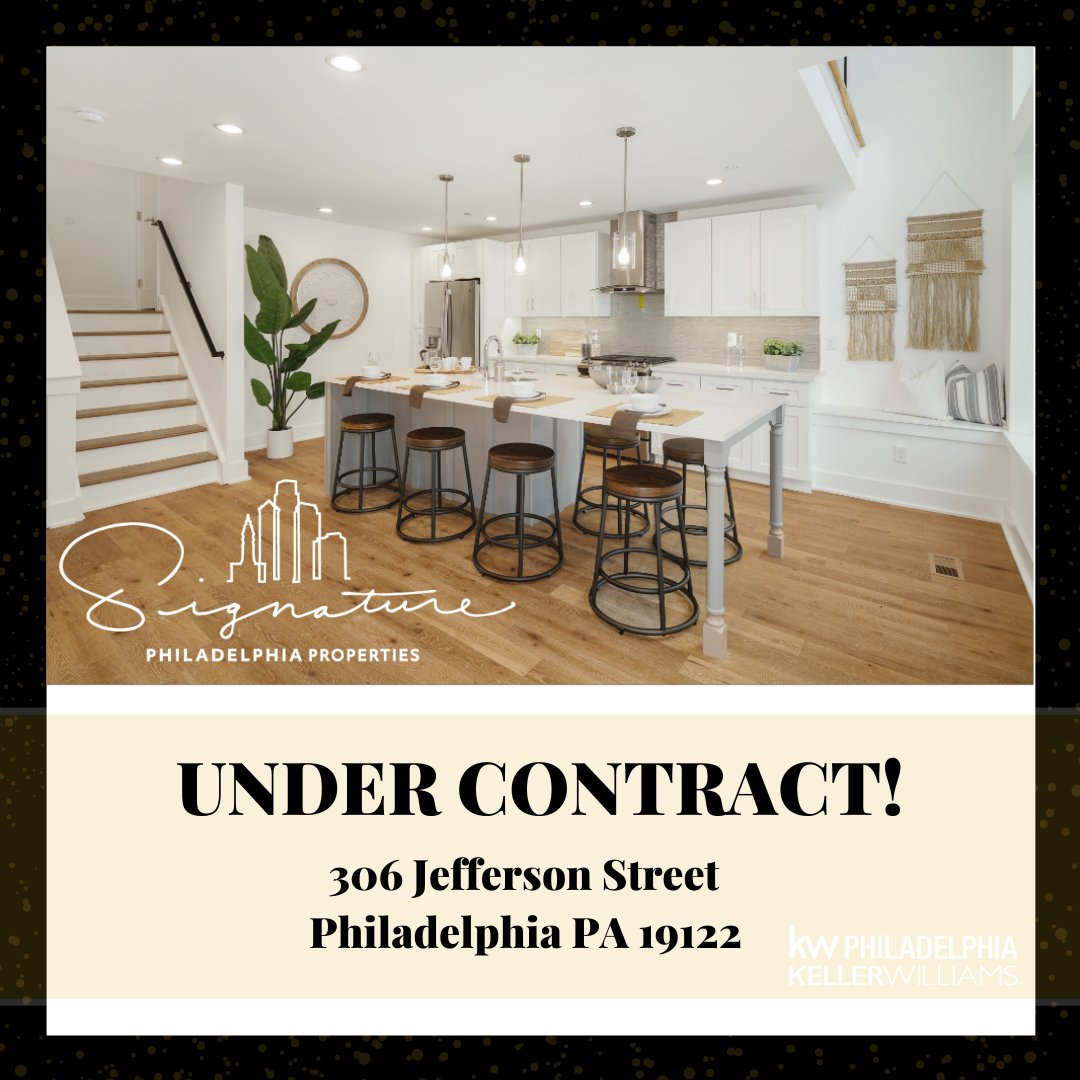 PSPRealEstate's tweet photo. One of our Very Own New Construction Projects is UNDER CONTRACT ! Gorgeous 2,258 sq ft, 4 Story home in Old Kensignton! Your home could be next 😍
#Undercontract #OldKensignton #newconstruction #PhiladelphiaSignatureProperties #PSP #KWPhiladelphia #Phillyrealestate #realestate https://t.co/WkajWvBu8z