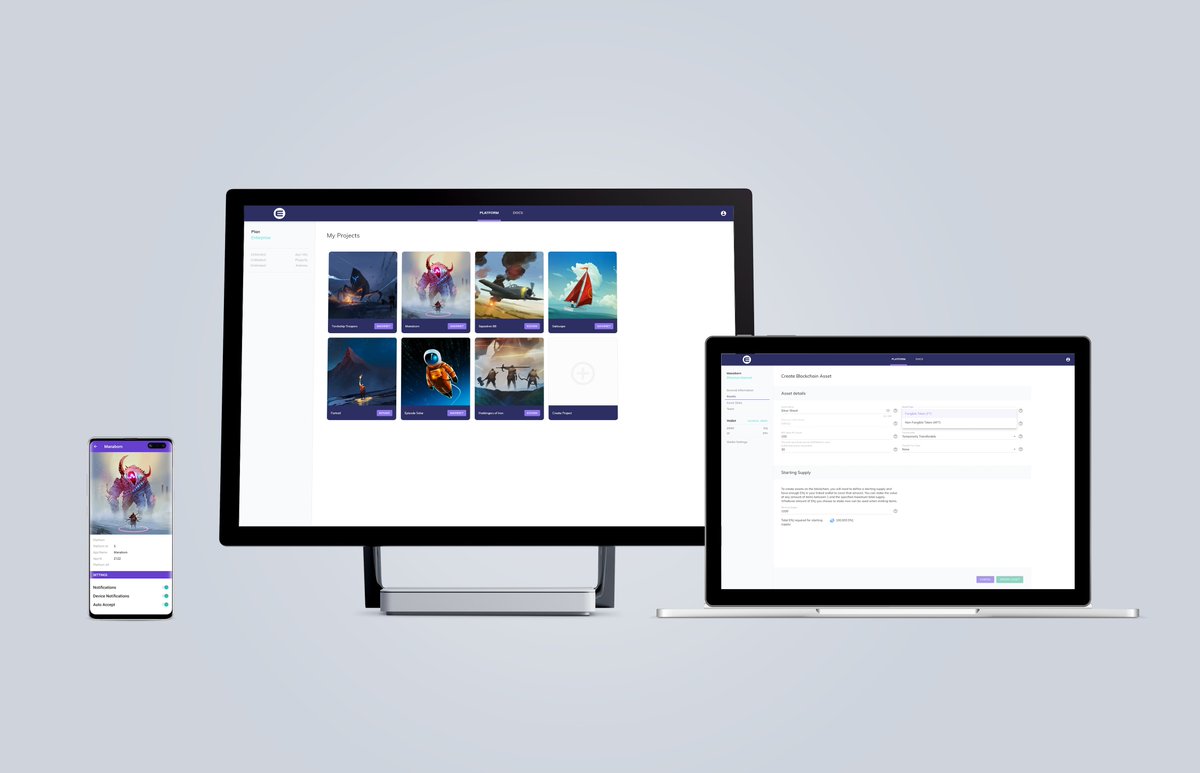 At a core level, the Enjin Platform democratizes the ability to create, mint, and manage next-generation blockchain assets—so if you know how to use a smartphone, you should now be able to deploy fungible &amp; non-fungible #Ethereum tokens via our web panel.

enj.in/platform-mainn…
