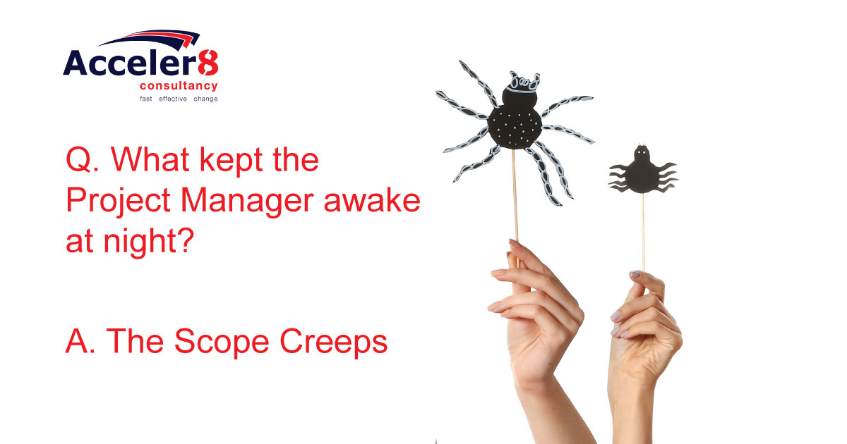 Acceler8C's tweet image. Introducing the weekend with our Friday Fun...

#projectmanagement #transformationalchange #projectmanagementhumour #changemanagement #FridayFeeling #digitaltransformation #FridayFun #ScopeCreep