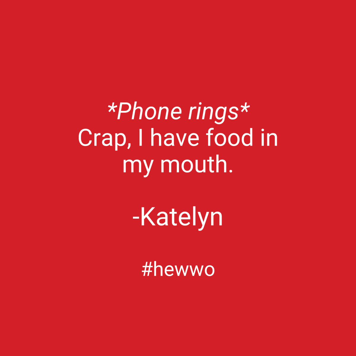 BandCAd's tweet photo. If we ever sound muffled over the phone, it’s likely you caught us eating. #OverheardintheOffice https://t.co/jI3aW2a13d