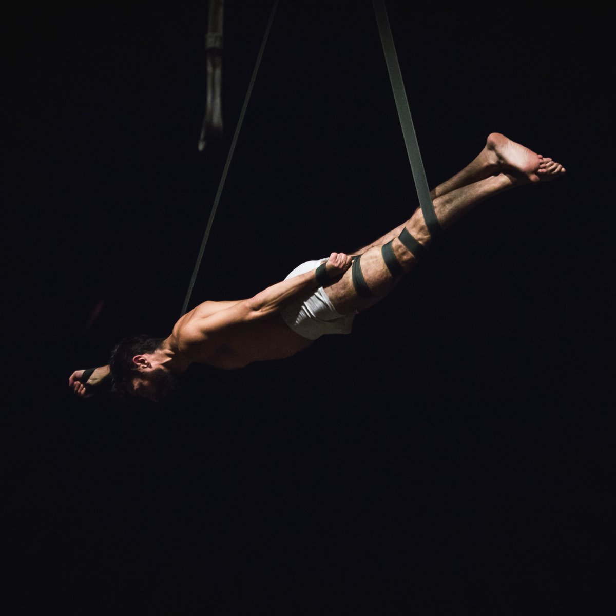 outofordercirc's tweet photo. “Turns out that being tangled up in the air has become a normal place to stop and think for a little while.” Jesús Capel Luna

Come see it @jacksons_lane 28th Feb https://t.co/PAXhgWOu1d
📷: @ernestogonca

#aerial #contemporarycircus #aerialist #circuslife #fortheloveofaerial https://t.co/rfmuGxK1R8