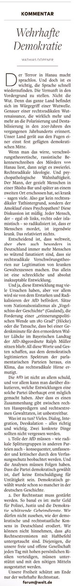 Dank an Döpfner. Leitkommentar in <a href="/welt/">WELT</a> ist ein Kompass.