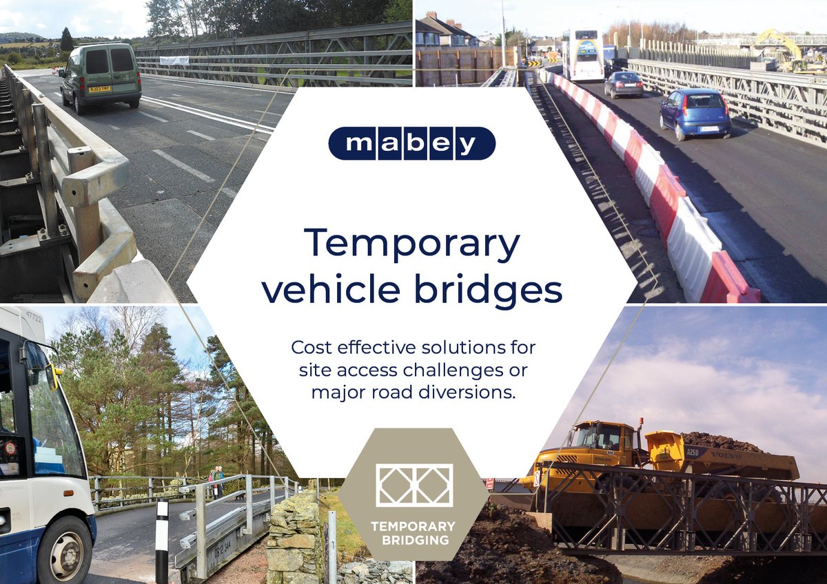 MabeyHire's tweet photo. Did you know…We have two types of temporary vehicle bridges for hire: Quickbridge and Panel Bridges. Find out more: https://t.co/7wfcGKCXLj #bridging #siteaccess #temporarybridging https://t.co/xEwyKJpCZR