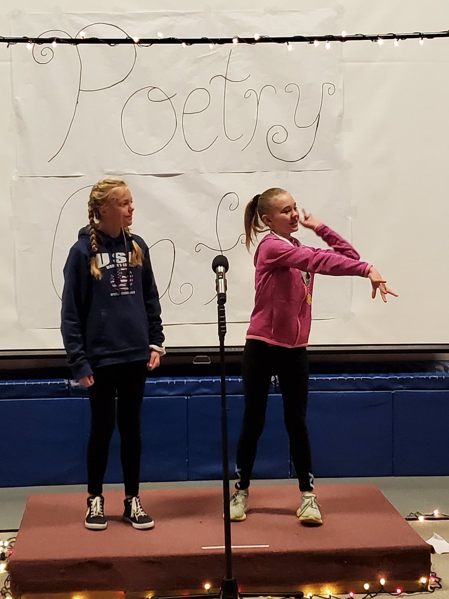 ElkElementary's tweet photo. Keeping the art of poetry alive through Poetry Cafe. #publicschoolproud #poetrymustbeheard https://t.co/HSHC6NwQCC