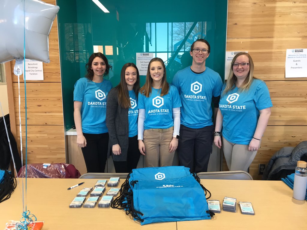 We are excited to welcome <a href="/EdrisingSD/">EducatorsrisingSD</a> Ss today! <a href="/DSUteach/">DSU College of ED</a> <a href="/DakotaState/">Dakota State University</a>