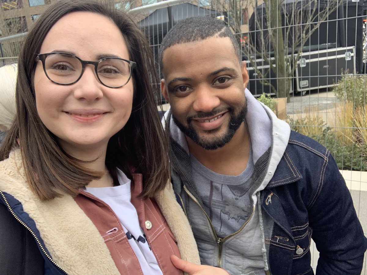 _michaela_w_'s tweet photo. I can’t believe I’ve finally met you boys, minus marv😆😆❤️💚💙💛 https://t.co/sxeVOPSHGx
