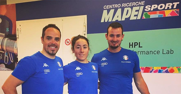 MapeiSport's tweet photo. Con questa bella foto scattata in #MapeiSport qualche tempo fa, auguriamo a #PeterFill un brillante futuro post agonismo, a #SofiaGoggia e #DominikParis di tornare presto sugli sci. / #FlashBackFriday with #FISI champions at #Mapei #Sport Research Center. #FBF https://t.co/8euKBsA14C