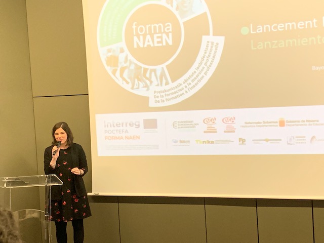 Lancement du projet de formation EURORÉGION NAEN, "Forma NAEN", ce matin à la Chambre des Métiers de Bayonne. Des élèves de 1GA du lycée participent à ce projet transfrontalier de formation  Nouvelle-AquitaineEuskadi-Navarre 
#Naem