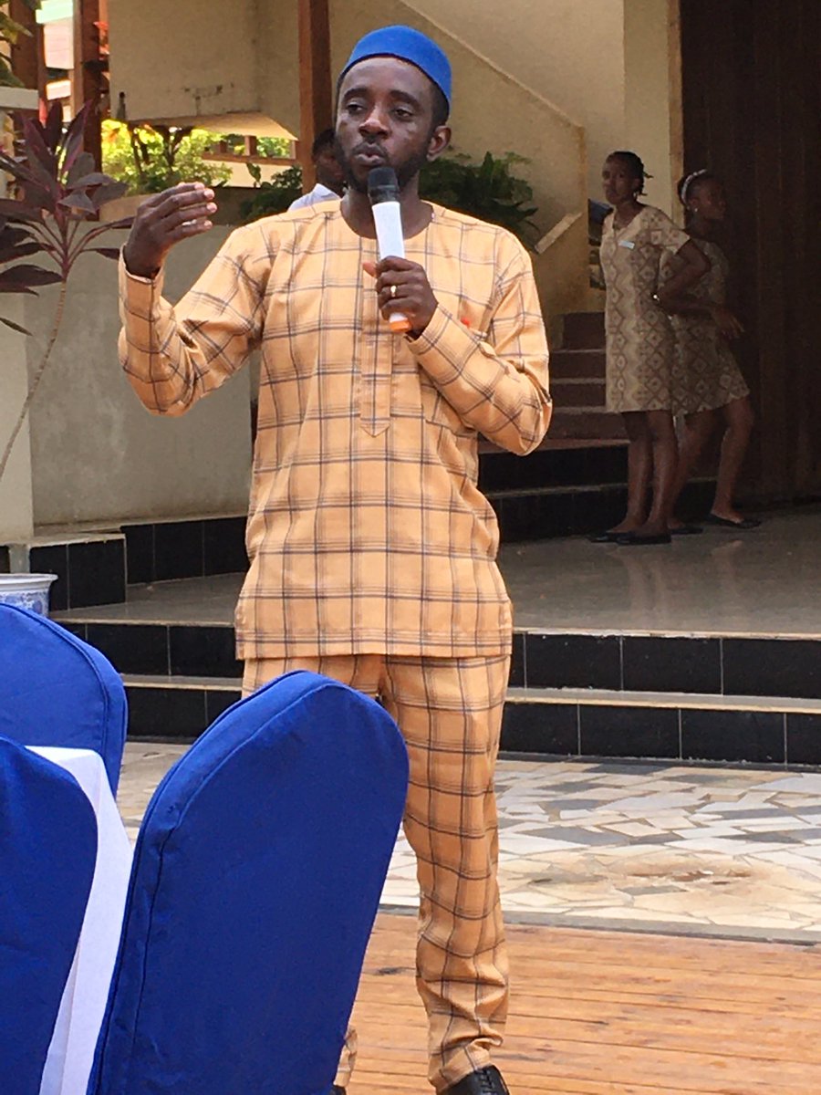 memuna's tweet photo. “Everything we do is aimed at empowering girls in #SierraLeone says ⁦@Cee_Bah⁩ @ the launch of the DFID funded SAGE project which encompasses a range of programmes to improve the outcome of girls’ lives https://t.co/hIlKSUYOtW