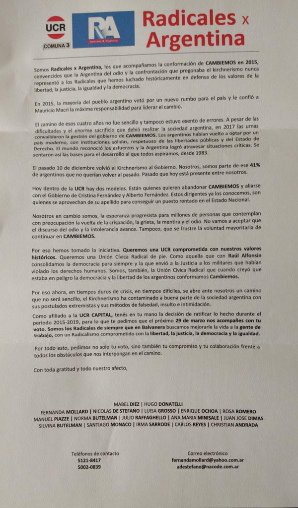 Compañeros, me ayudan a repudiar y denunciar éste abuso,atropello,avasallamiento a mi persona y delito federal!!!
Ayer al ½ día de recibir y me dí por enterado que era afiliado al partido radical 🤯🤮🤮🤮😡😠 confirmado, llame al registro d empadronamiento...
Delincuentes!!!😠
